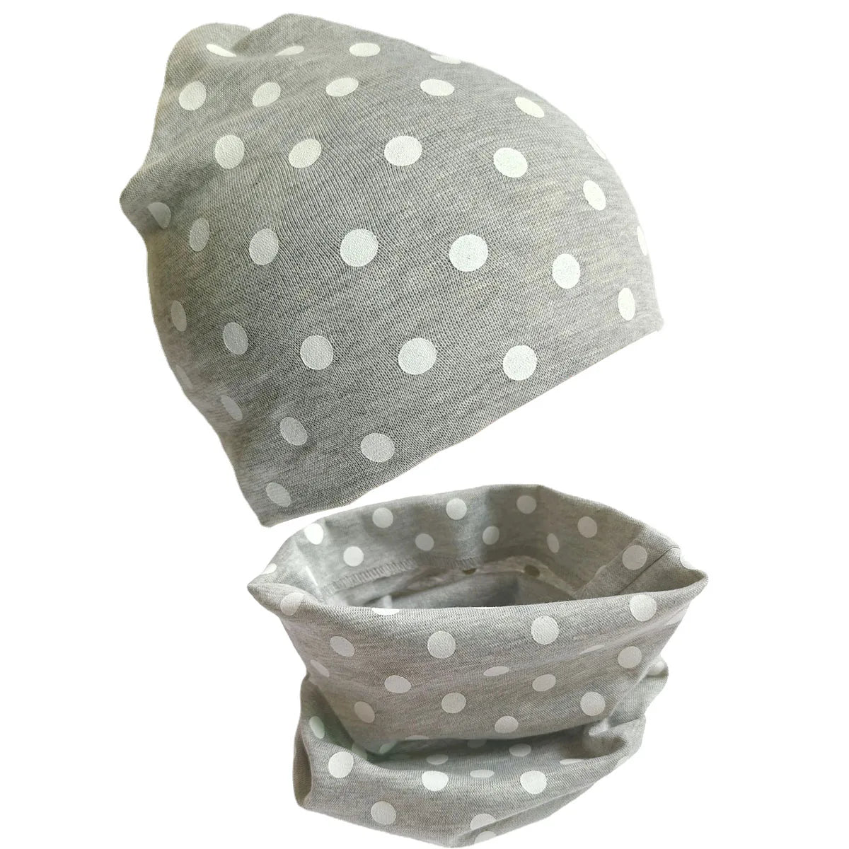 Spring Autumn 2PCS Baby Beanie Hat Scarf Stars Print Warm Toddler Hat Scarf for Girls and Boys Infant Hats Set Kids Skull Caps