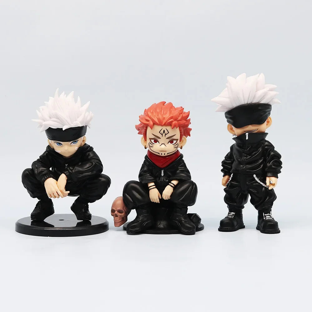 Satoru Gojo Action Figure Jujutsu Kaisen Anime Figure 3 Style Lord of the Curse Sukuna Figurine Collection Model Doll Toys