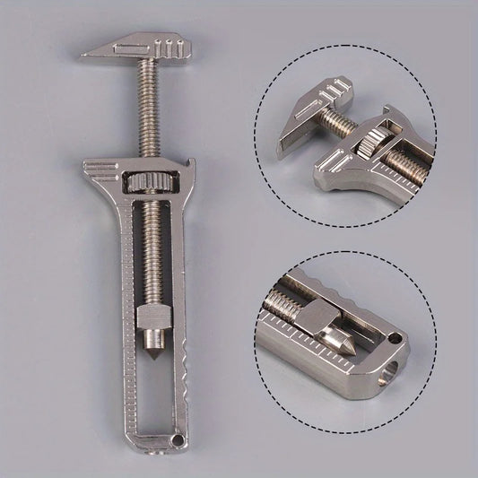 1Pcs Mini Wrench Pocket Portable Multitool Tools for Outdoor Camping Compact Titanium Alloy Bottle Opener