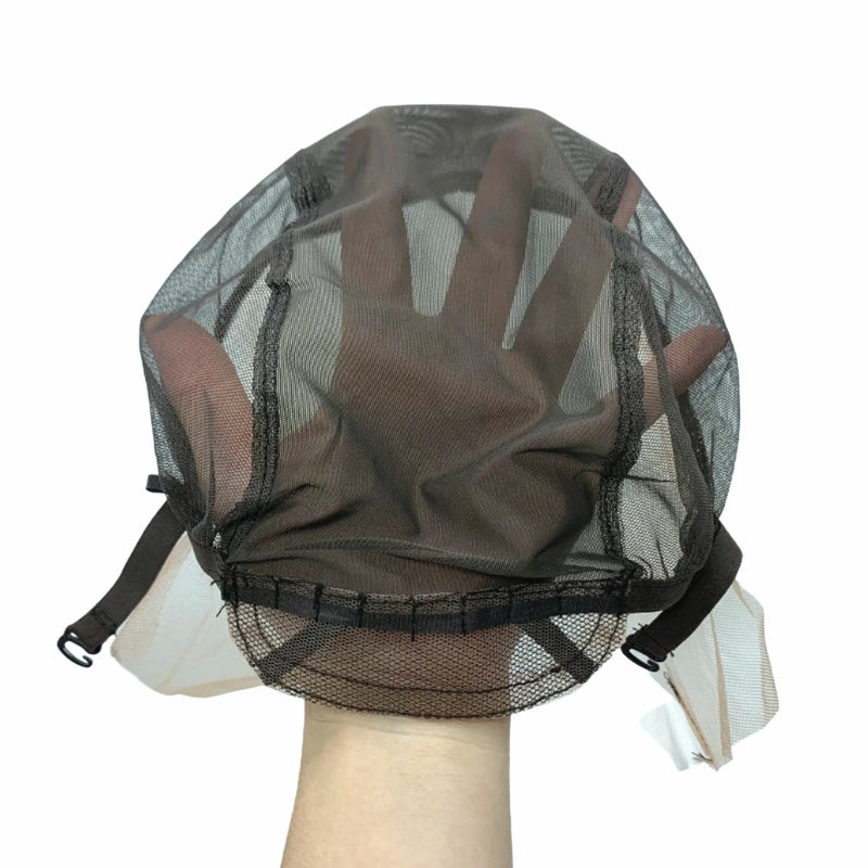 1PC 13X6 Front Lace Wigs Cap For Making Human Hair Wigs Closure Transparent Invisible Hair Net Wig Accessories Bonnet Perruque