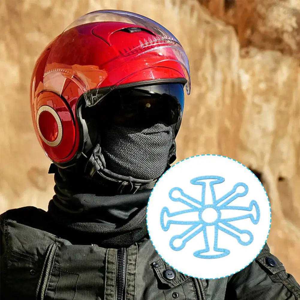 Flexible Helmet Anti-deformation Inner Silicone Pad Ventilate Helmet Liner Pad Helmet Padding Motorcycle Bike Helmet Accessories