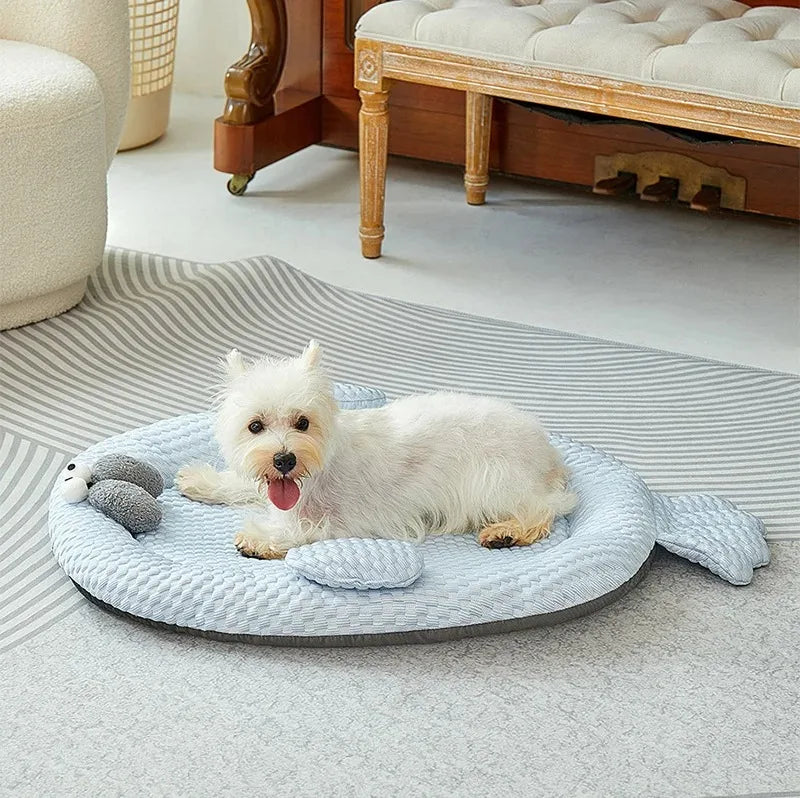 Dog Cooling Beds Puppy Supplies Accessories Summer Bed Medium Mat Pet Baskets Products Blanket Dogs Pets Cats Beds