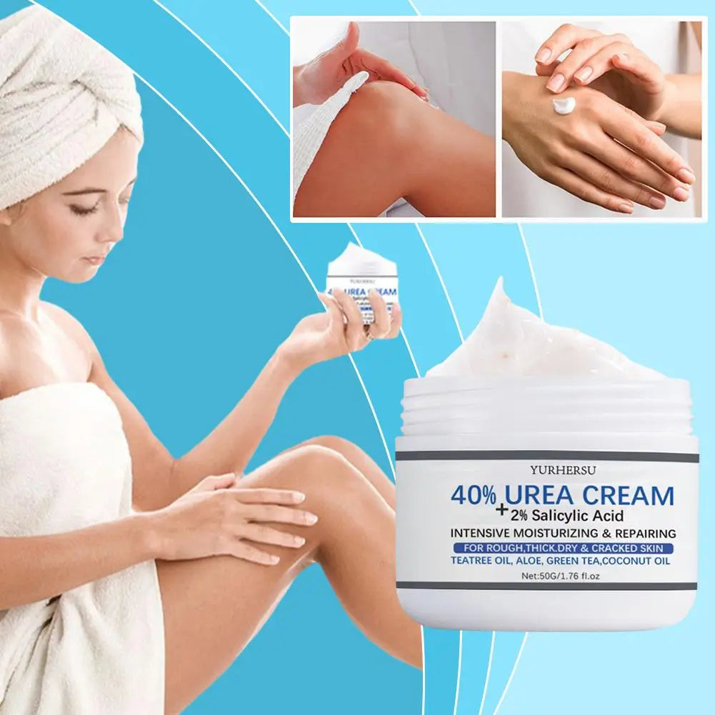 Foot Care Urea Cream 40% 42% Urea Cream Dead Skin Remover Hand Cream Foot Cream For Dry Cracked Feet And Hand Skin Care 50g/100g