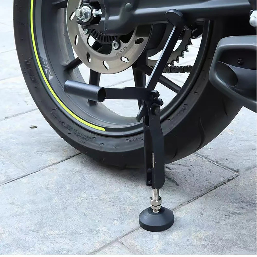BLALION Motorcycle Stand Labor Saving Wheel Lifter Support Frame Foldable Heavy Lift Stand Stable Crane Frame For Most Dirt Bike