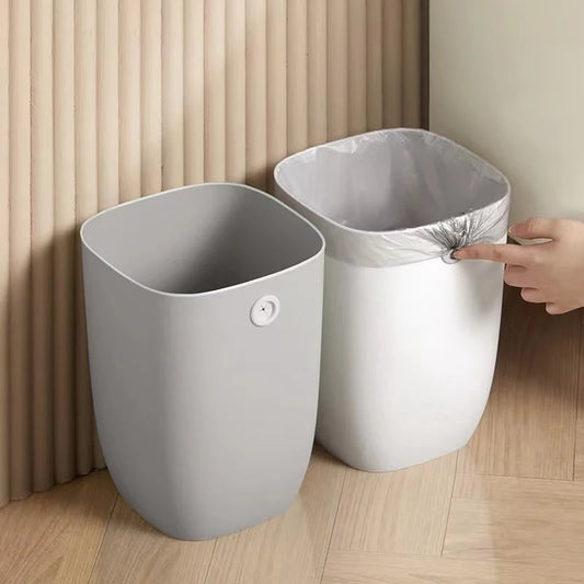 Trash can, large capacity living room, bedroom, garbage basket, kitchen, trash can, pressure-free ring, large paper basket