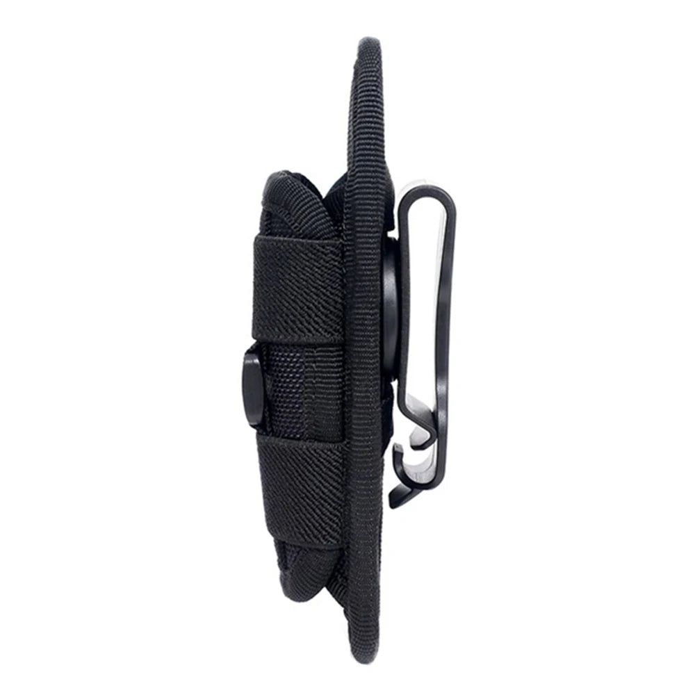 Tactical 360 Degrees Rotatable Flashlight Pouch Set Holster Torch Case Belt For Outdoor Hunting Lighting Accessory Survival Kits