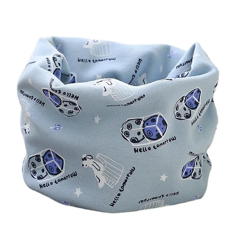 New Spring Autumn Winter Baby Scarf for Boys Girls Infant Scarves Children's Cotton Scarf Kids Warm O Ring Magic Neckerchief