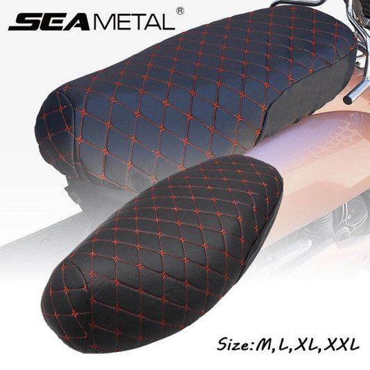 BLALION Motorcycle Seat Cover Thickened Waterproof Anti-skid Seat Protection 3D Faux Leather Seat Pad Protective Cover for Moto