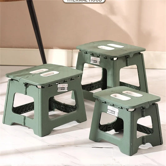 Folding stool portable kindergarten train Maza home subway thickened reinforced chair outdoor small bench