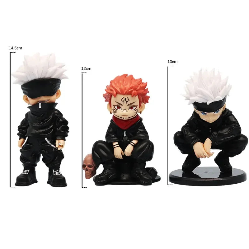 Satoru Gojo Action Figure Jujutsu Kaisen Anime Figure 3 Style Lord of the Curse Sukuna Figurine Collection Model Doll Toys