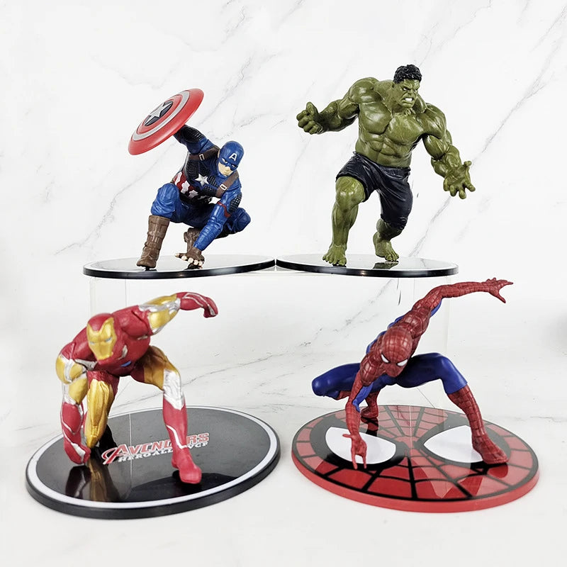 Marvels Spidermans movie Model Plate Car Decoration Doll birthday toy gift PVC model decoration Action Figure Toys Gift