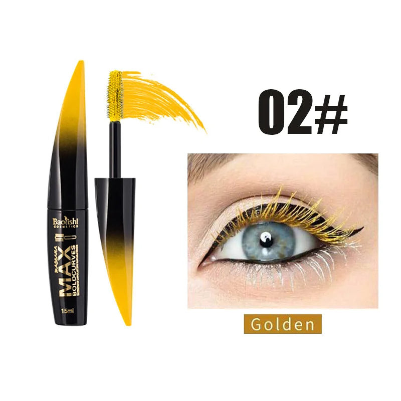 6 Color Extended Eye Black Long Lasting Waterproof Makeup Silk Smooth Eyelash Extension Cosmetics