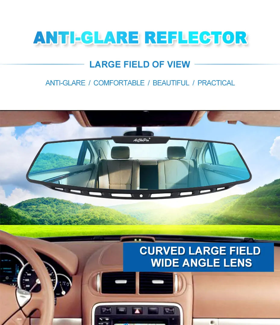 BLALION Car Baby Mirror Rear View Mirror Wide Angle Panoramic Assisting Large Vision Interior Monitor Universal Car Accessories