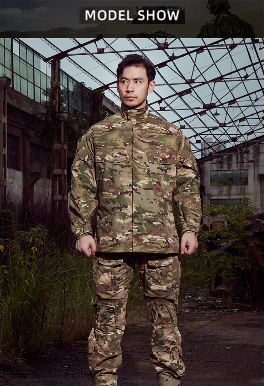 Tactical Camouflage Coat Hunting Long Sleeved Jacket Men's Training Uniform Outdoor Paintball Camping Windbreaker Clothing
