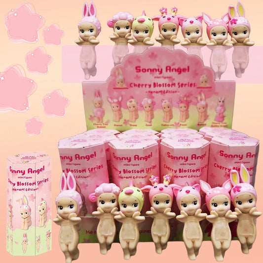 2025 new Cherry Blossom Hanami Series Blind Box Collect Mini Figure Cute Sakura Desktop Decor Kid Birthday Gift