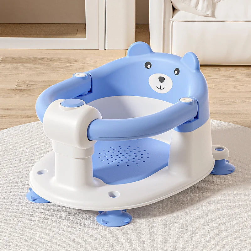 Baby bath seat baby bath handy gadget lying support newborn baby bath basin seat non-slip bath stool bath stool