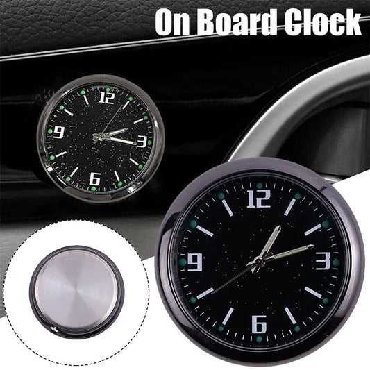 Luminous Auto Gauge Clock Mini Car Air Vent Waterproof Quartz Clock with Clip Air Outlet Watch Clock For Styling Car Accessories