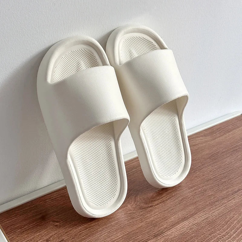 Women EVA Sofe Shoes Summer Beach Seaside Slides Bathroom Anti Slip Slipper Soft Sandals Fashion Ultra Light Shoe