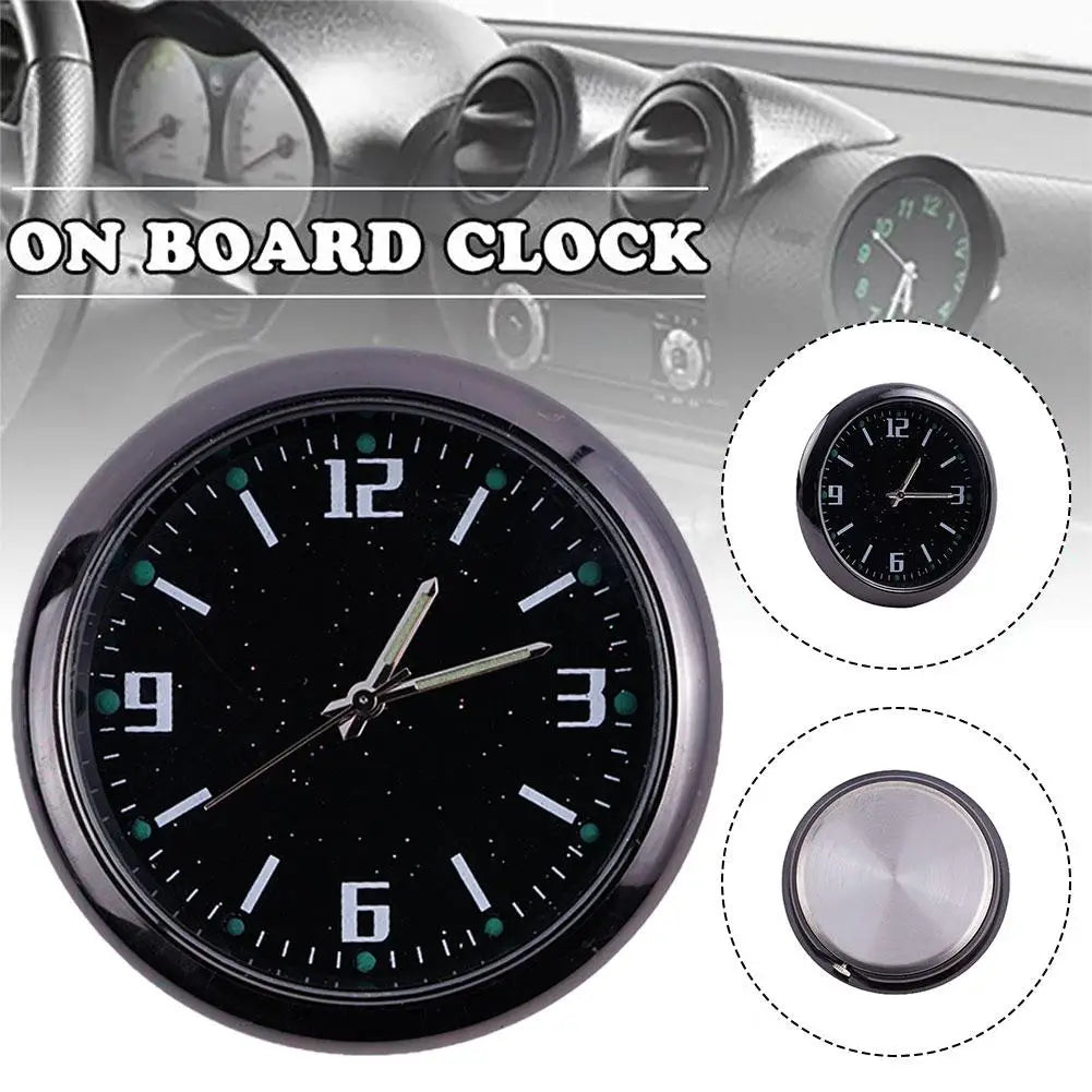 Luminous Auto Gauge Clock Mini Car Air Vent Waterproof Quartz Clock with Clip Air Outlet Watch Clock For Styling Car Accessories