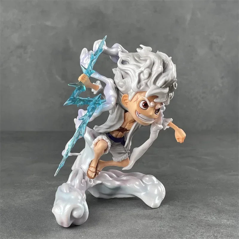 One Piece Anime Figure Toys SD Nika Luffy 5th Gear Awake Figurine 16CM PVC Action Figures Collection Model Ornaments Gifts Toys