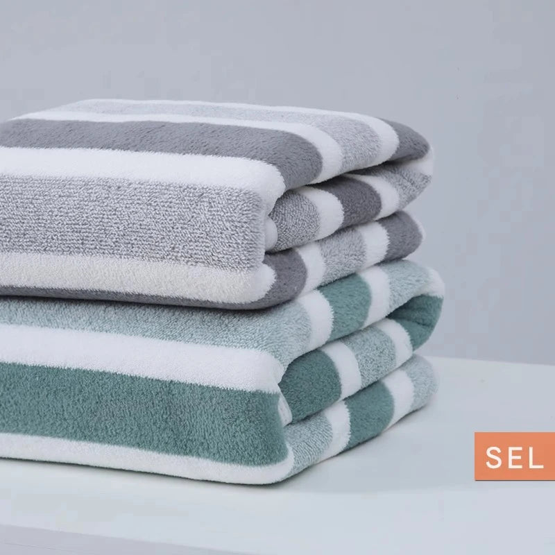 Thickened Absorbent Quick Drying Bath Towel Beach Towel Soft Face Towels Bathroom Men Women's Household Use For Home For couples