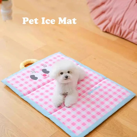 Pet Summer Cooling Bed Mat for Dogs Sofa Medium Dog Pets Products Small Breeds Supplies Baskets Cats Large Big Beds Accessories