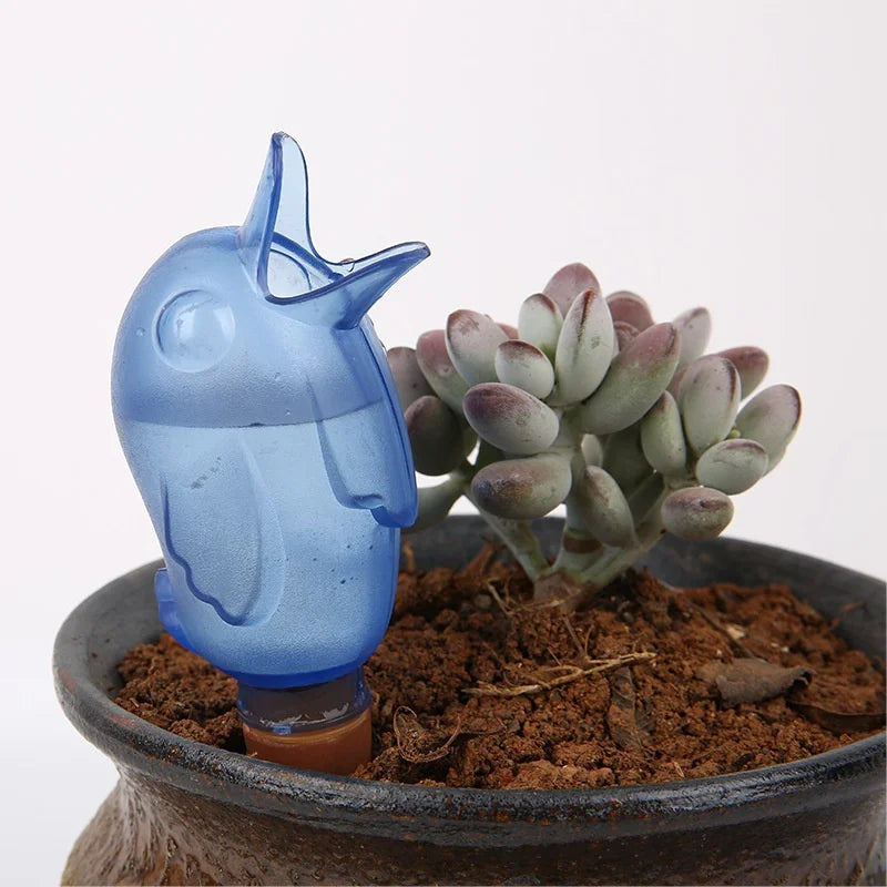 2 Pcs Garden Automatic Watering Tool Cute Birds Indoor Drip Watering System Kit Potted Plant Waterers Spike for Houseplant