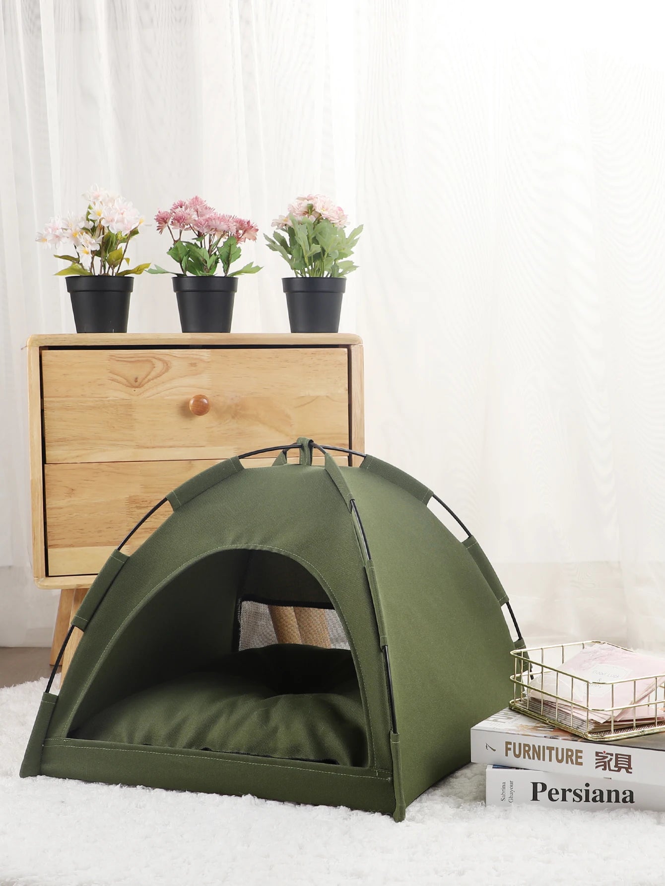 House for Cats Tent Sofa Beds & Furniture Pet & Furnitures Products Accessories Tents Cushions Supplies Winter Bed Kitten Basket