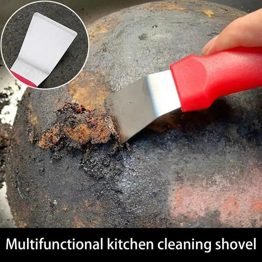 1 Pcs Convenient Cleaning Sharp Volute Scraper Household Range Hood Decontamination Stainless Steel Ice Shovel Tools