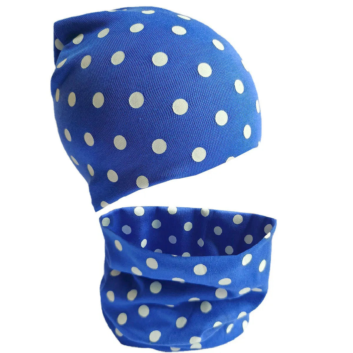 Spring Autumn 2PCS Baby Beanie Hat Scarf Stars Print Warm Toddler Hat Scarf for Girls and Boys Infant Hats Set Kids Skull Caps
