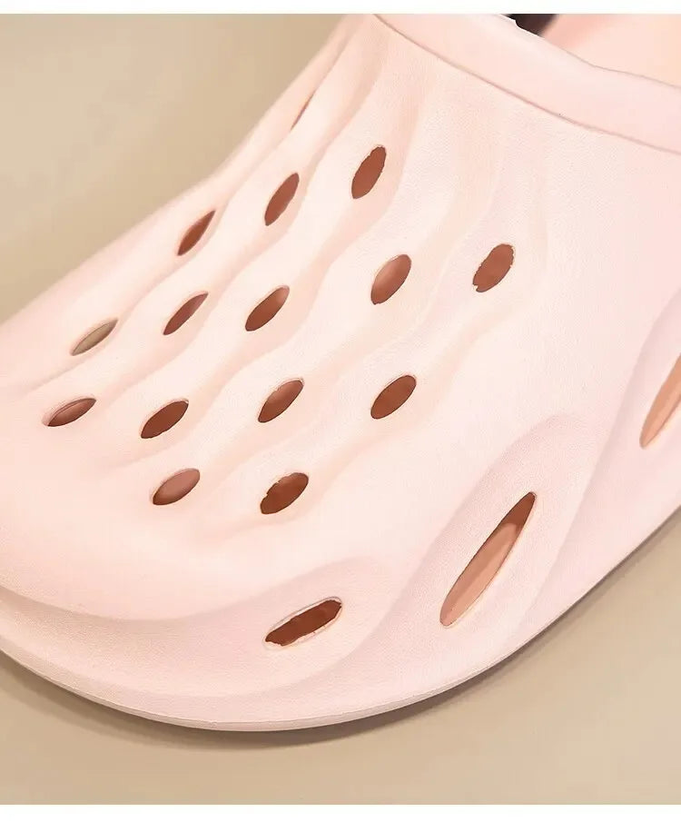Clogs Women Sandals Summer Casual EVA Lightweight Outdoor Women's Shoes Anti Slip Thick Sole Beach Slides Couple Garden Shoes