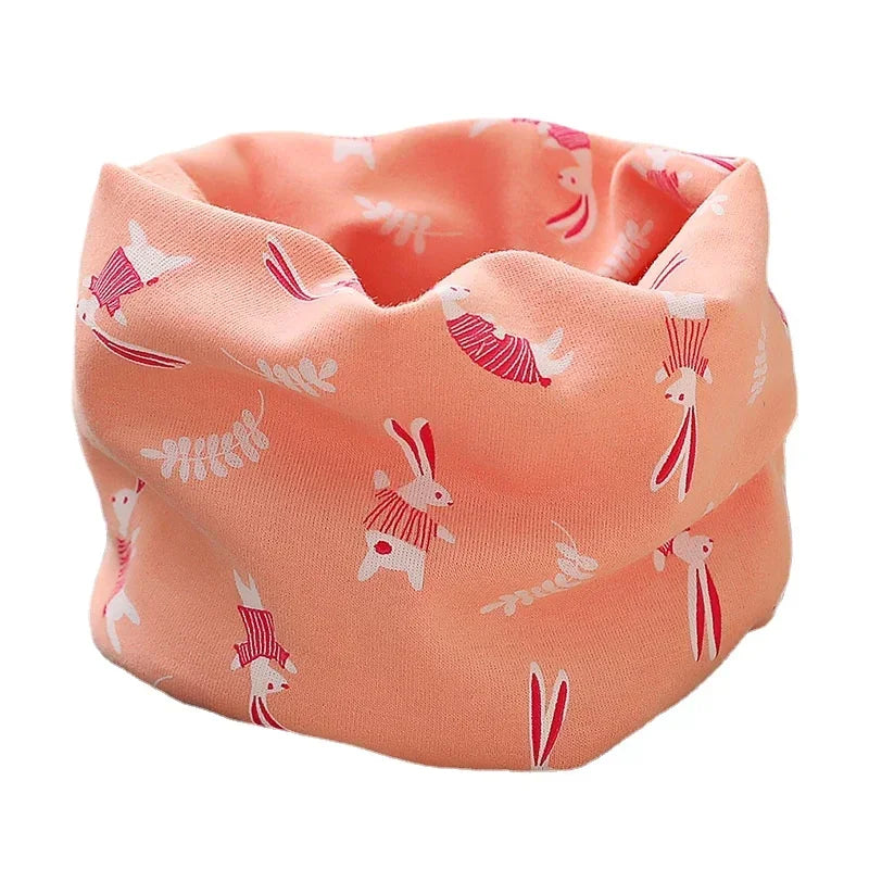 New Spring Autumn Winter Baby Scarf for Boys Girls Infant Scarves Children's Cotton Scarf Kids Warm O Ring Magic Neckerchief