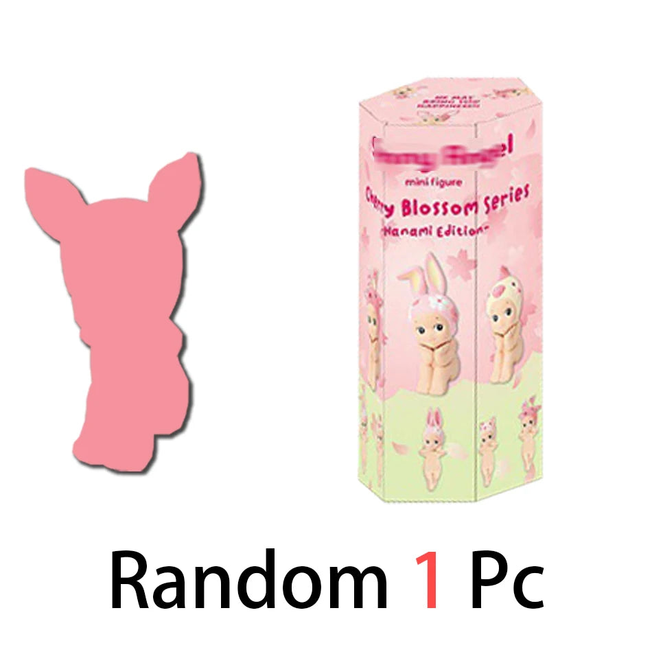 2025 Hot Sell Angels Cherry Blossom Series Anime Figures Ornaments Dolls Fans Children Gift Random