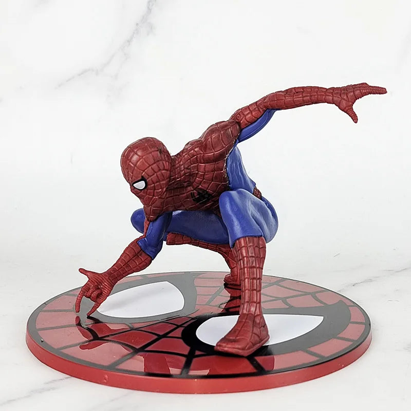Marvels Spidermans movie Model Plate Car Decoration Doll birthday toy gift PVC model decoration Action Figure Toys Gift