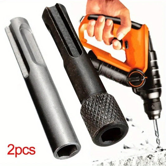 2pcs 1/4'' Hex Shank Screwdriver Holder Drill Bits Adaptor Converter Quick Release Kit for Hammers Impact Drill Bits