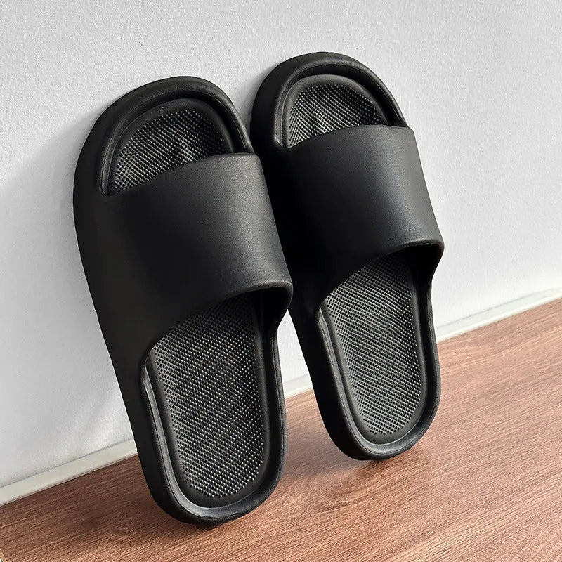 Women EVA Sofe Shoes Summer Beach Seaside Slides Bathroom Anti Slip Slipper Soft Sandals Fashion Ultra Light Shoe