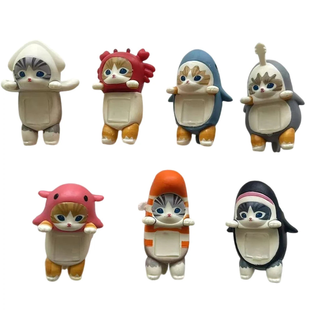 Kawaii Mofusand Hippers Series Blind Box Action Figure Cute Doll Mystery Box Mobile Phone Car Decor Accessories Toys