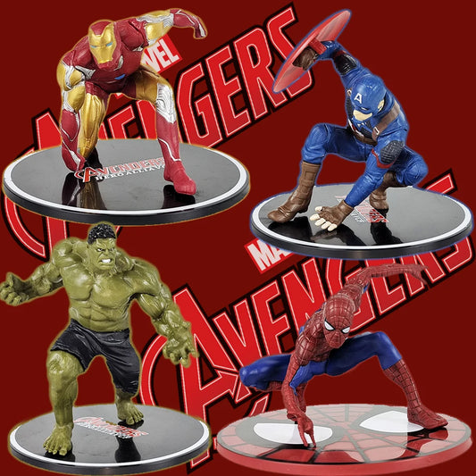 Marvels Spidermans movie Model Plate Car Decoration Doll birthday toy gift PVC model decoration Action Figure Toys Gift