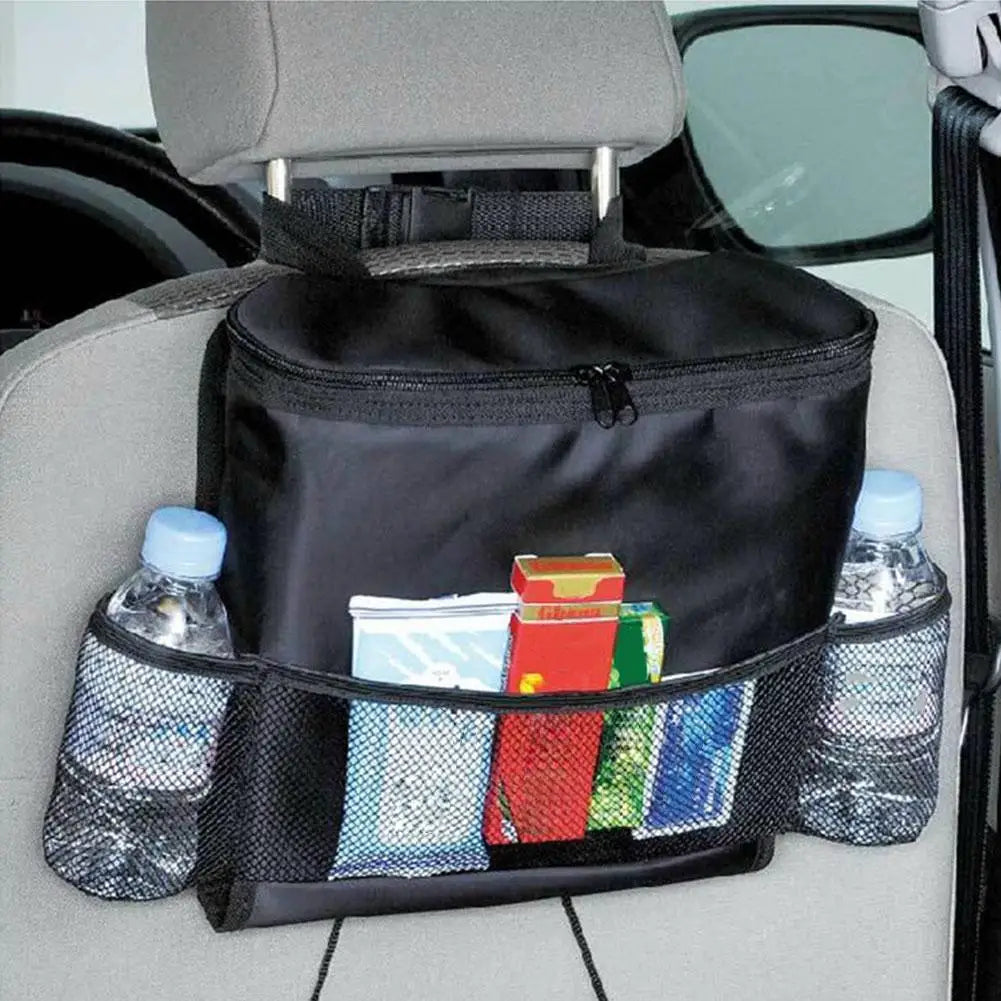 Car Back Seat Organizer Storage Bag Car Hanging Bag Multi-Pocket Auto Car Storage Tissue Box Car-styling Cool Wrap Bottle