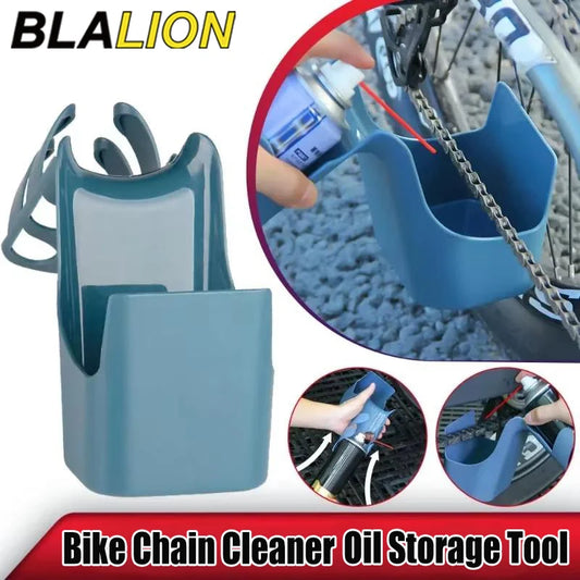 BLALION Motorcycle Bike Chain Oil Storage Tool Agent Widely Used Chain Anti-spray Tool Box Chain Cleaning Oil Splash-Proof Tool