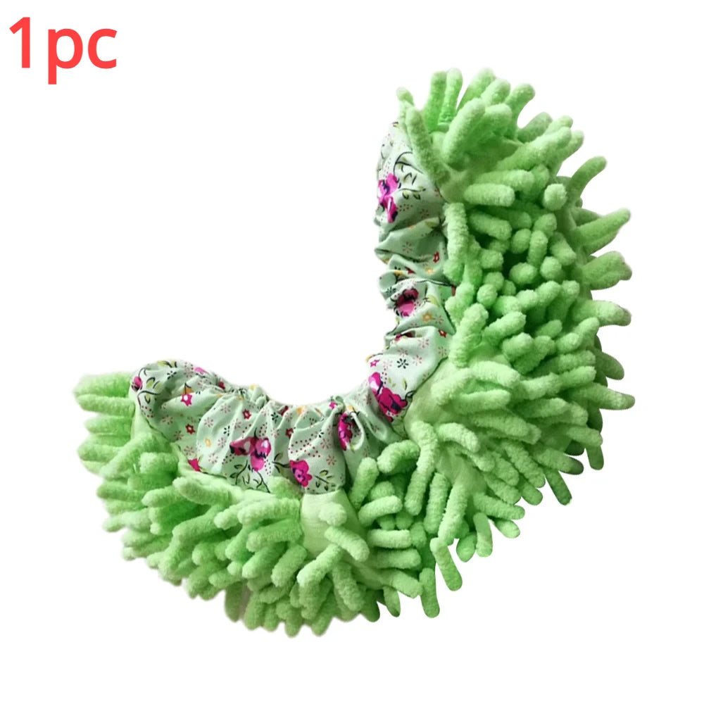 Floor Dust Cleaning Slippers Shoes No Color Fading Convenient Floor Slipper Set  Household Accessories Cleaning Products Cloth