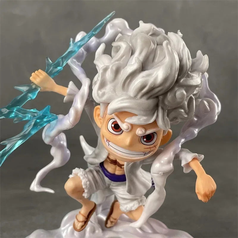 One Piece Anime Figure Toys SD Nika Luffy 5th Gear Awake Figurine 16CM PVC Action Figures Collection Model Ornaments Gifts Toys
