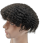 NLW 8mm Afro Curl Men Toupee 10*8 Hair replacement system for Men Full Lace Hair pieces Hair prosthesis  Hair units base