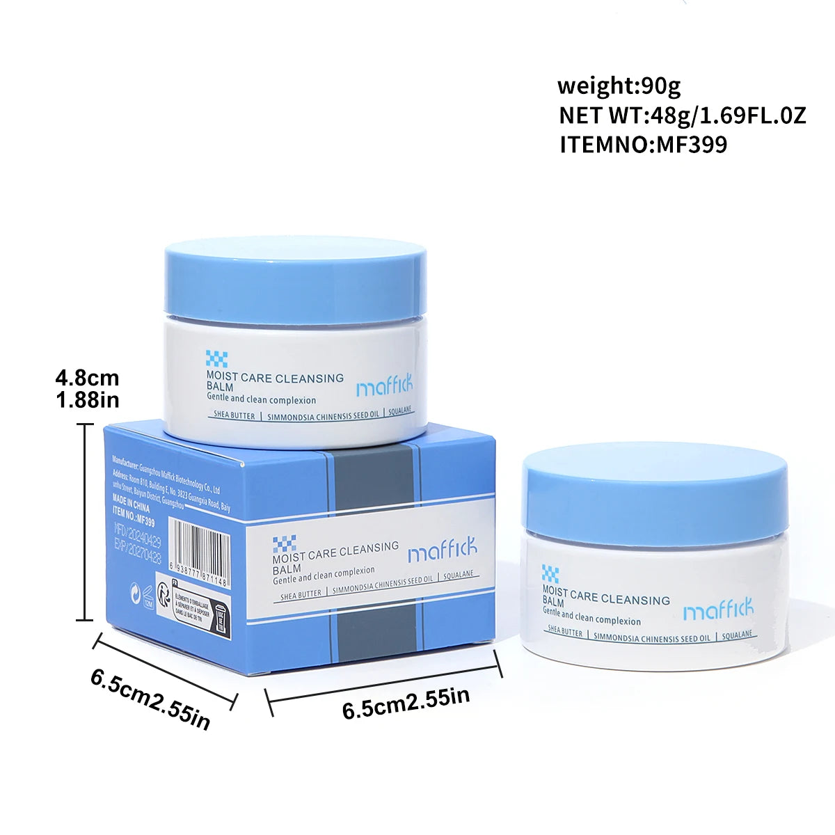 Makeup Remover Eyes Lips Makeup Removal Unirritating Deep Cleansing Skin Refreshing Moisturize Mild Gentle Makeup Cleaning Cream