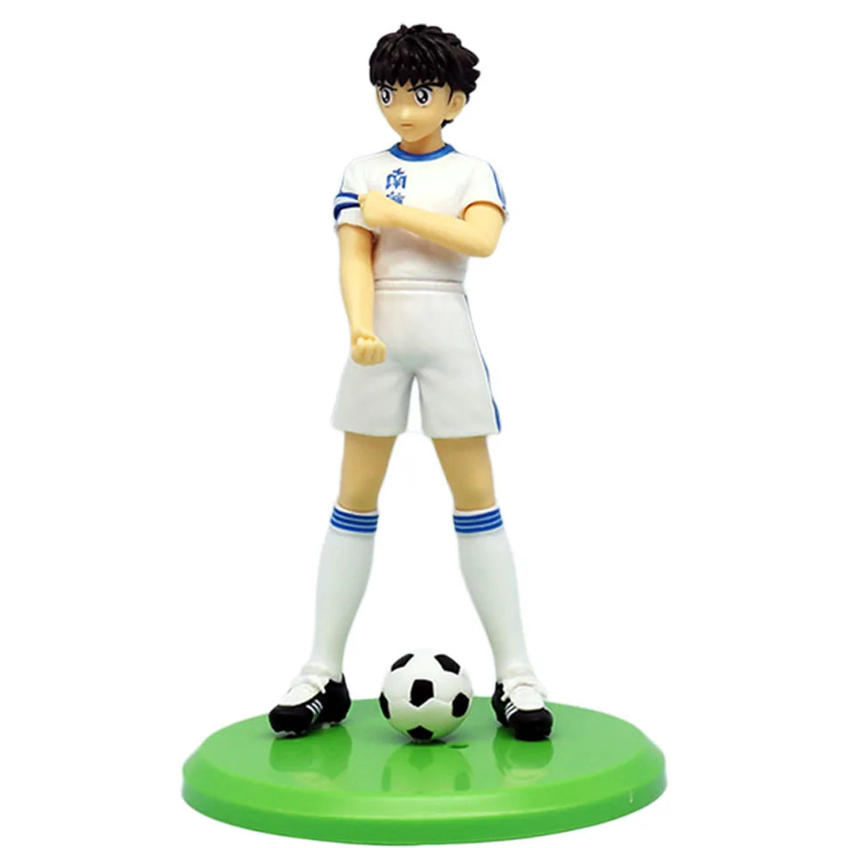 18cm Captain Tsubasa Anime Figure Ozora Tsubasa Action Figures Hyuuga Kojirou/Wakabayashi Genzou Figurine Collection Model Toys