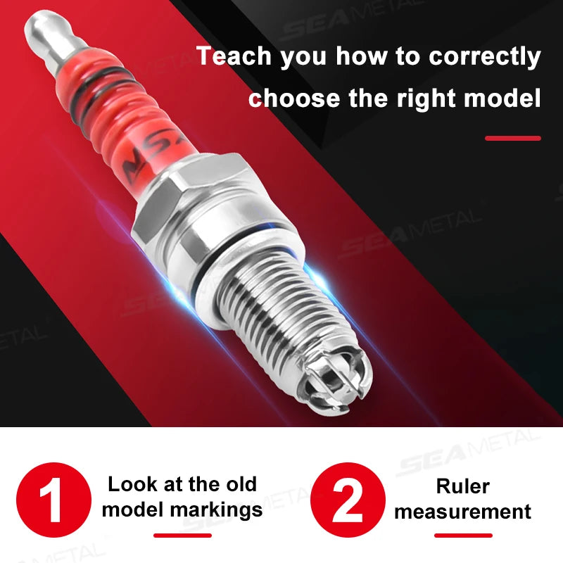 BLALION Racing Spark Plug 3 Triple Electrode A7TC D8TC For GY6 CG 50 70 110 125 150CC Motorcycle Atv Scooter Dirt Bike Go Kart