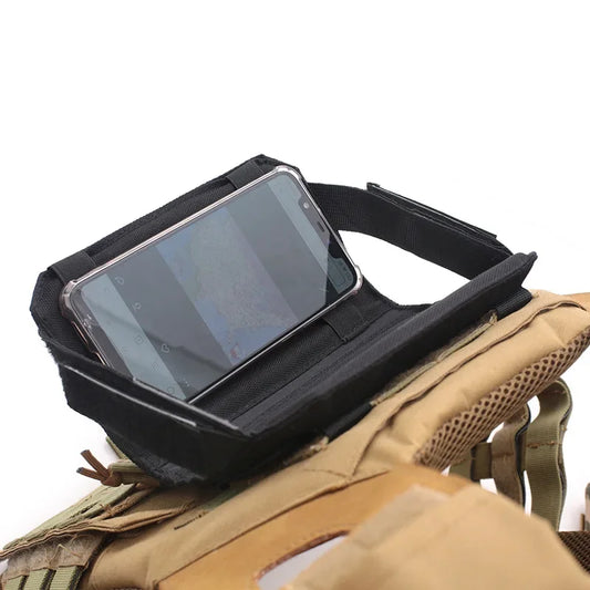 1pc Tactical Admin Map Pouch Phone Holder Outdoor Vest Plate Carrier Front Panel Belt Pack Hunting Accessories Utility EDC Bag