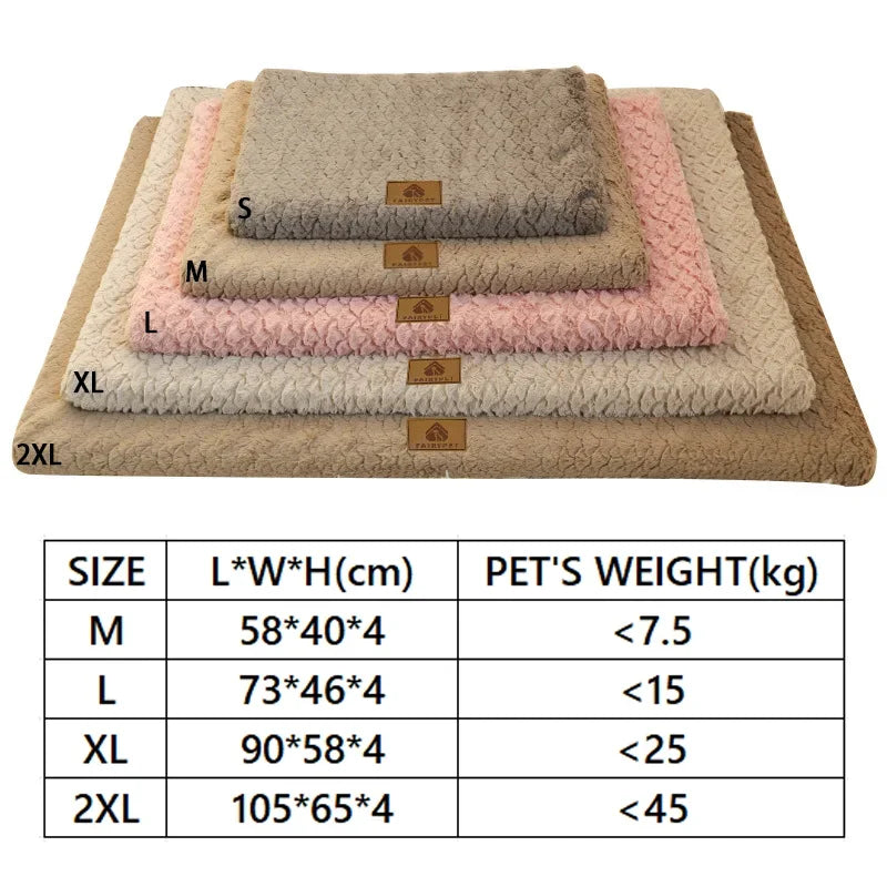 Dog Beds Pet Bed Dogs Blanket Pets Products Large Sofa Breeds Cats Big Cushion Medium Cushions Fluffy Kennel Puppy Bed