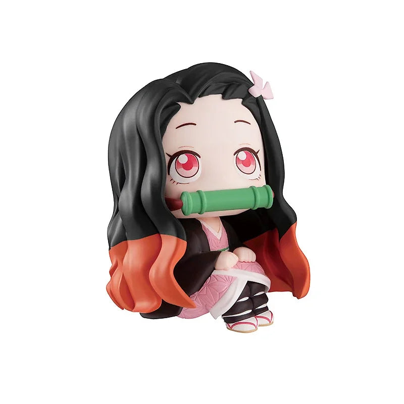 Demon Killer Figure Action Kimetsu YAIBA Animated Characters Toy Collection MH Looking Up Kamado Tanjirou Nezuko Toy Models