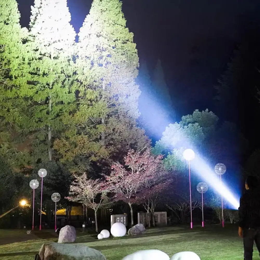 Three-Eyed Monster Mini Flash Super Power flashlight Rechargeable Portable Outdoor Lighting Long-Range Powerful Flash Lights